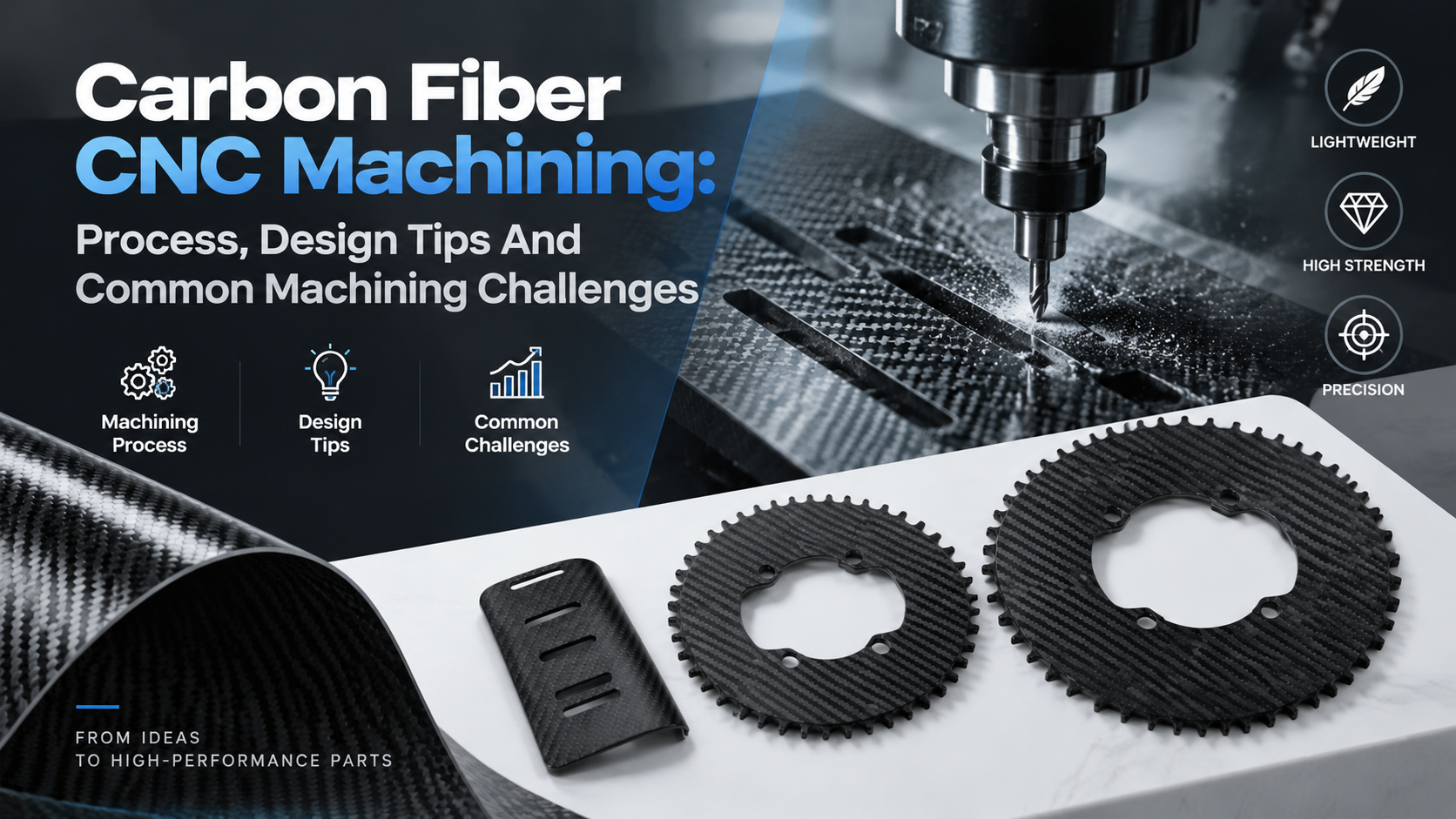 Carbon Fiber CNC Machining: Process, Design Tips And Common Machining Challenges