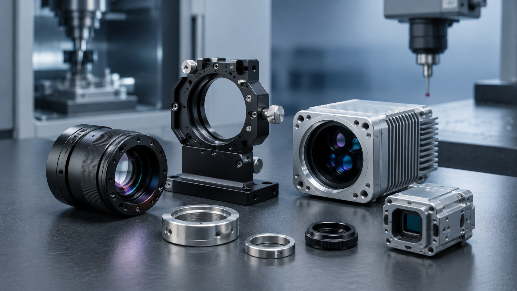 High-Precision Optomechanical CNC Machining for Optical Components