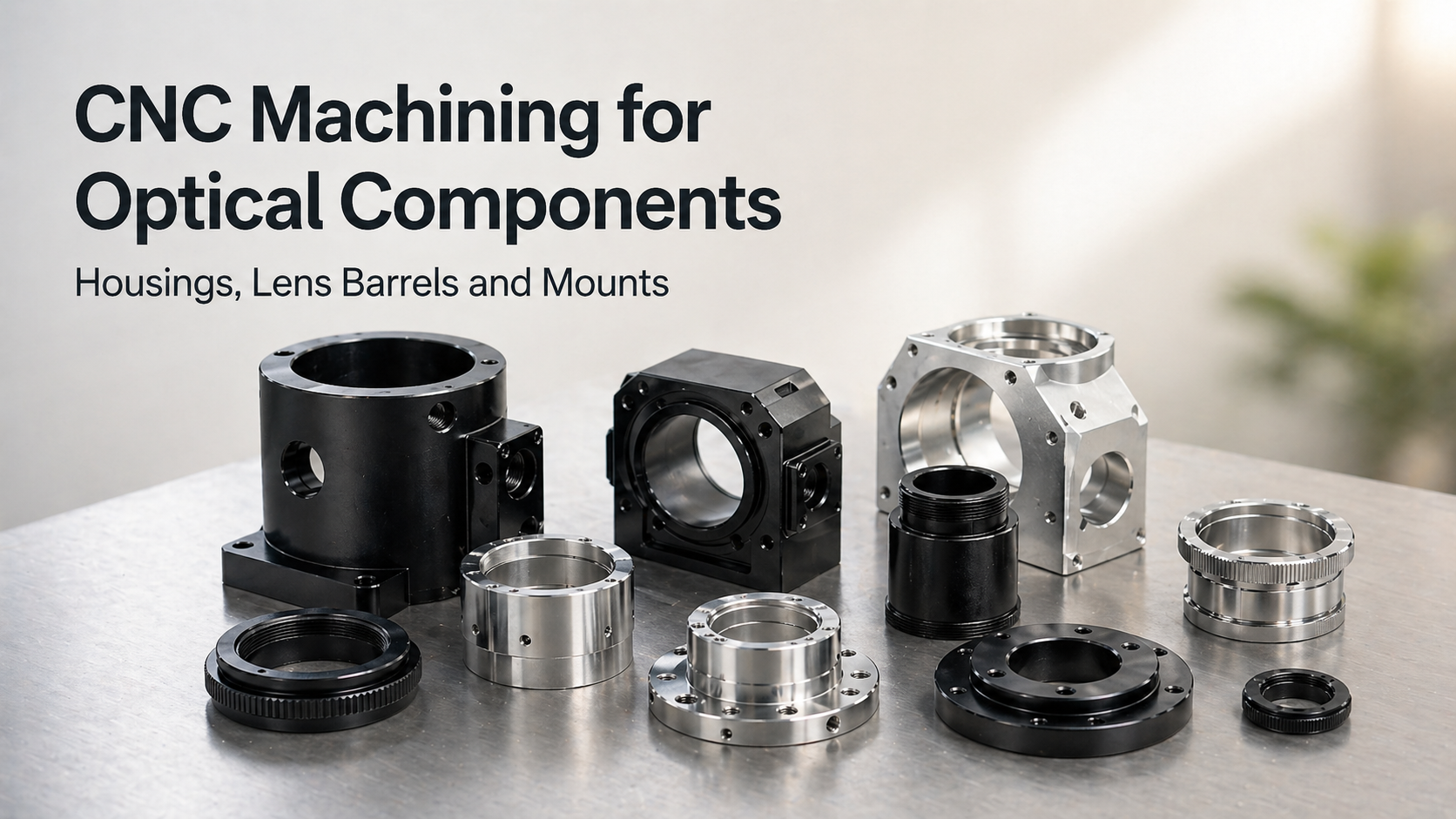 CNC Machining for Optical Components: Housings, Lens Barrels and Mounts