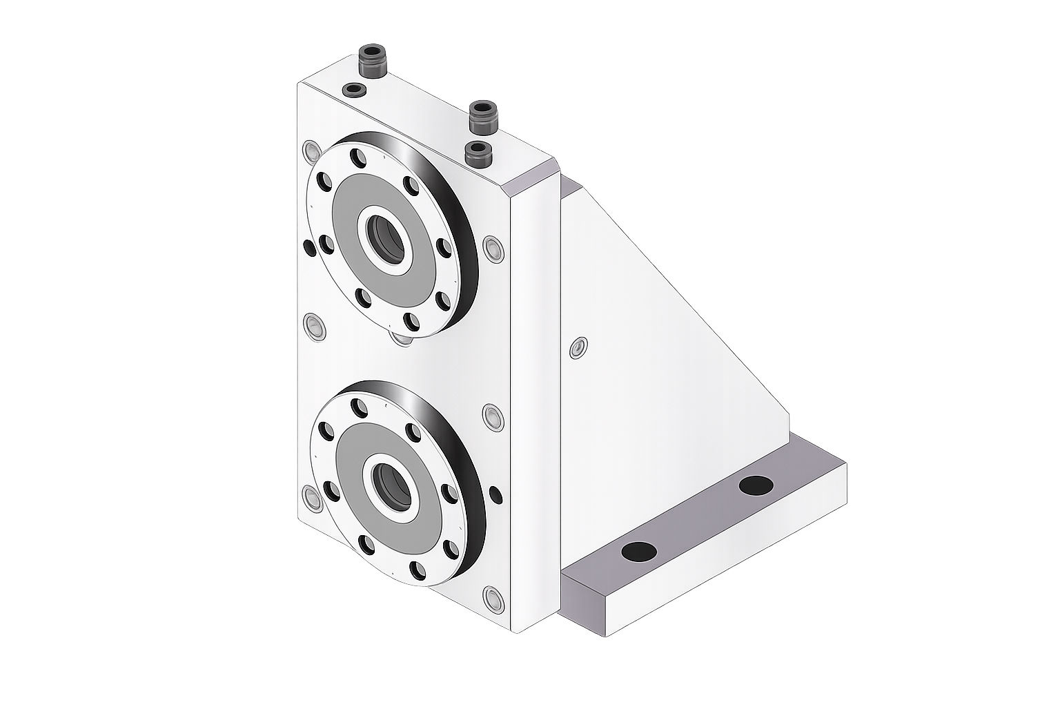 2-Station Zero-Point Square Base for Efficient CNC Machining