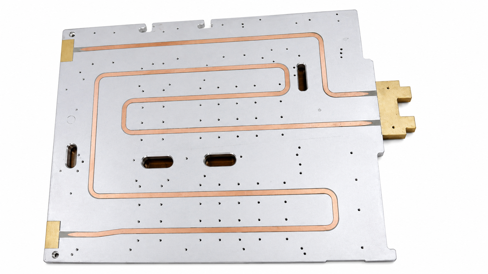 Aluminum Copper Tubed Liquid Cold Plate for Efficient Heat Dissipation