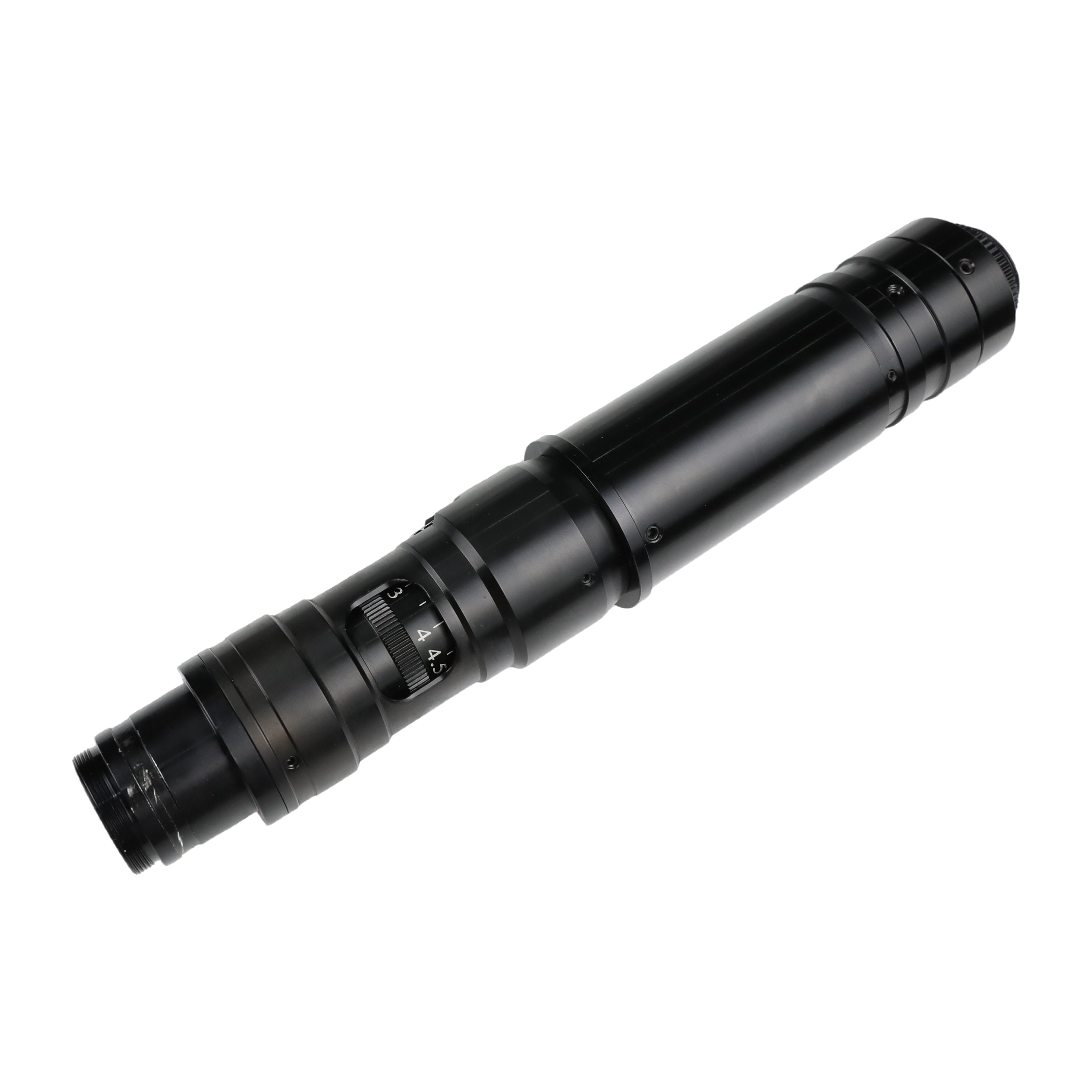 Black Anodized Aluminum Optical Lens Barrel Assembly