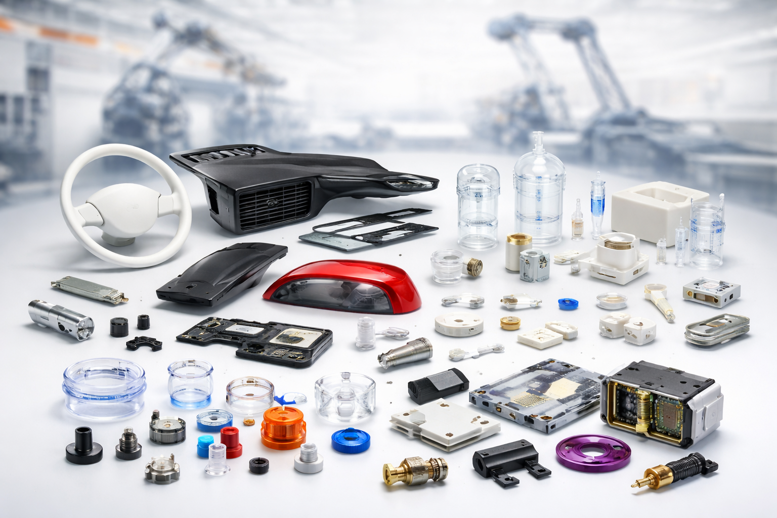 Durable Injection Molding Parts Used in Automotive Electronics and Consumer Product Manufacturing