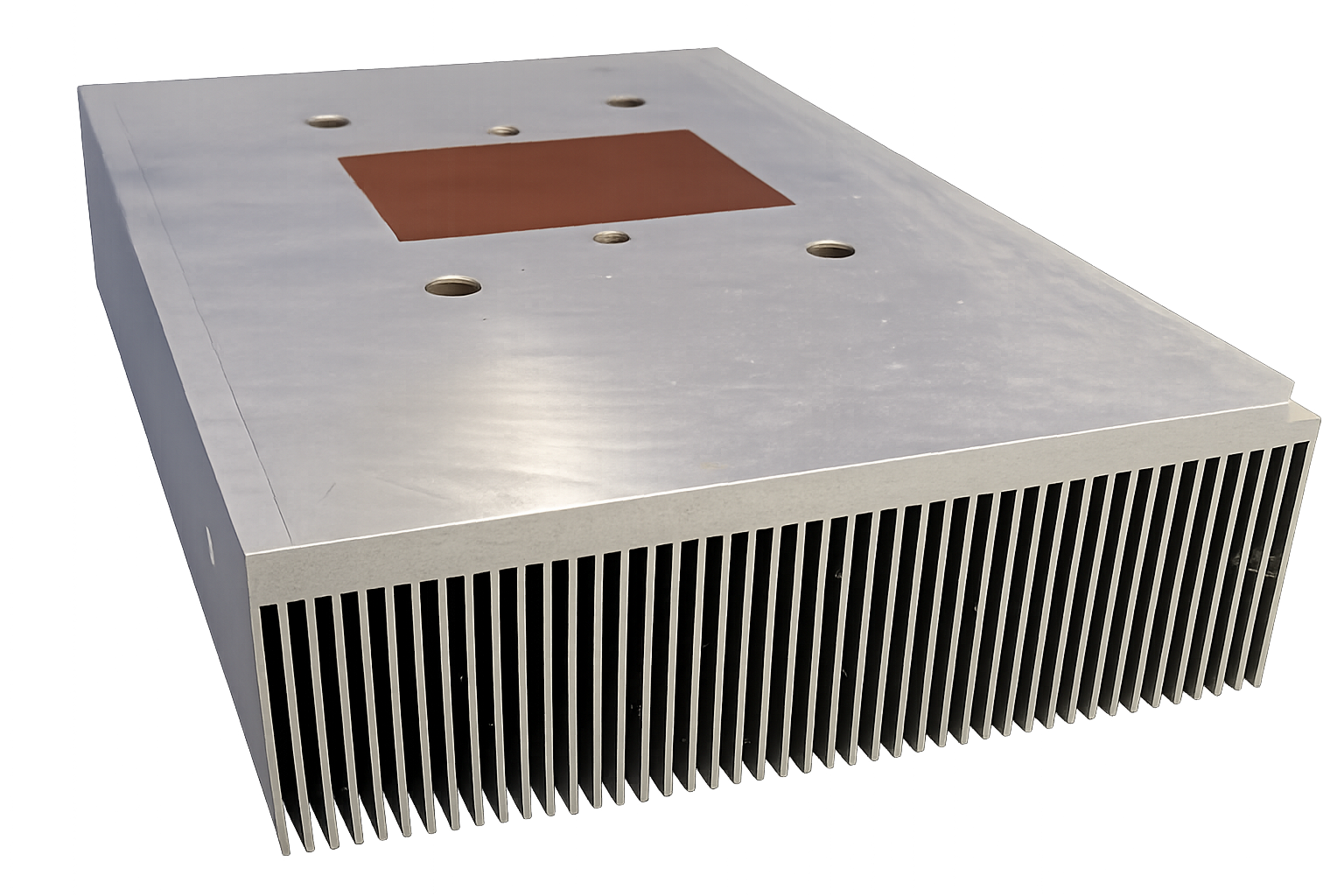 High Performance Aluminum Extruded Heat Sink with Optimized Plate Fin Design