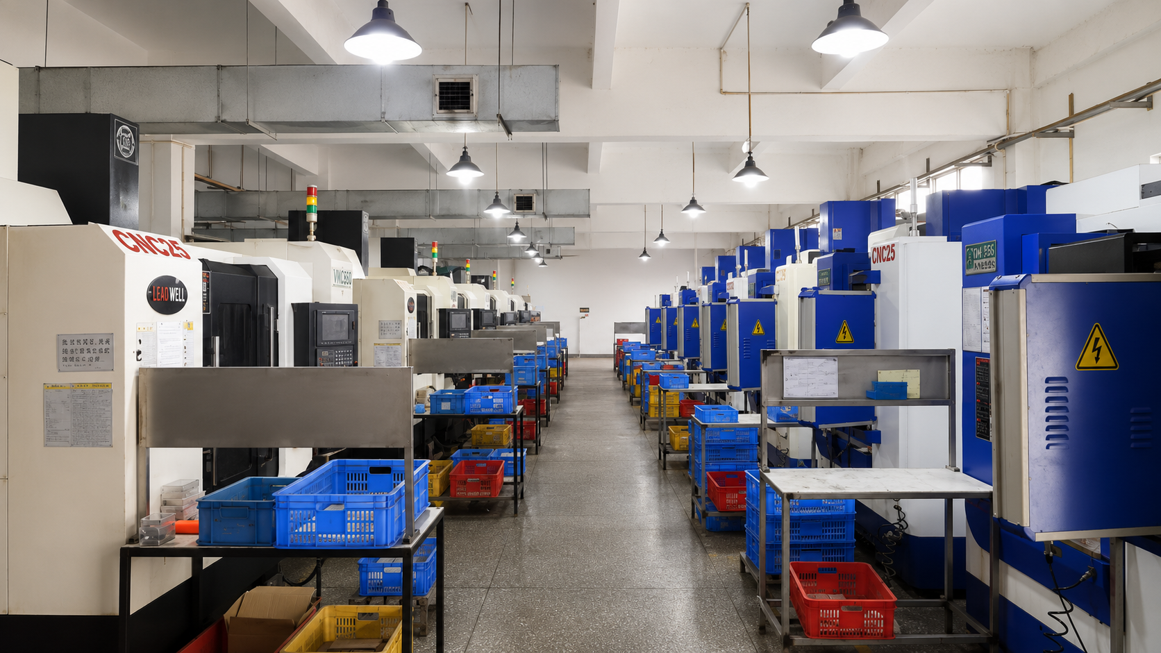 Professional CNC Machine Workshop for High-Precision Manufacturing