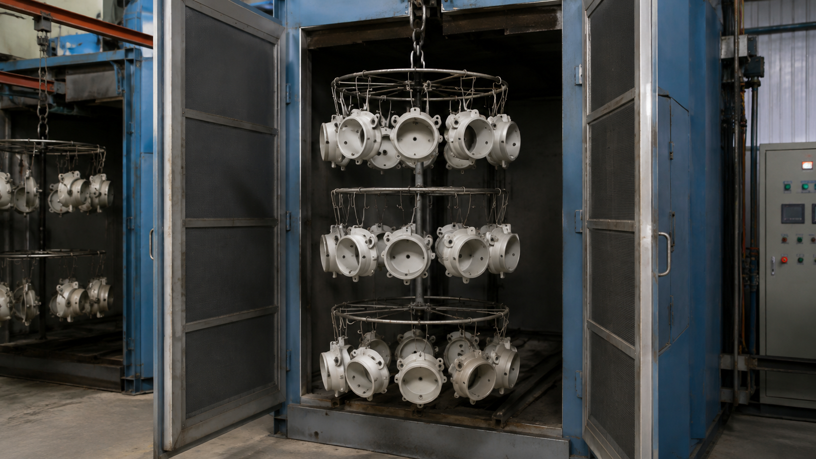Shell Removal Stage in The Investment Casting Manufacturing Process