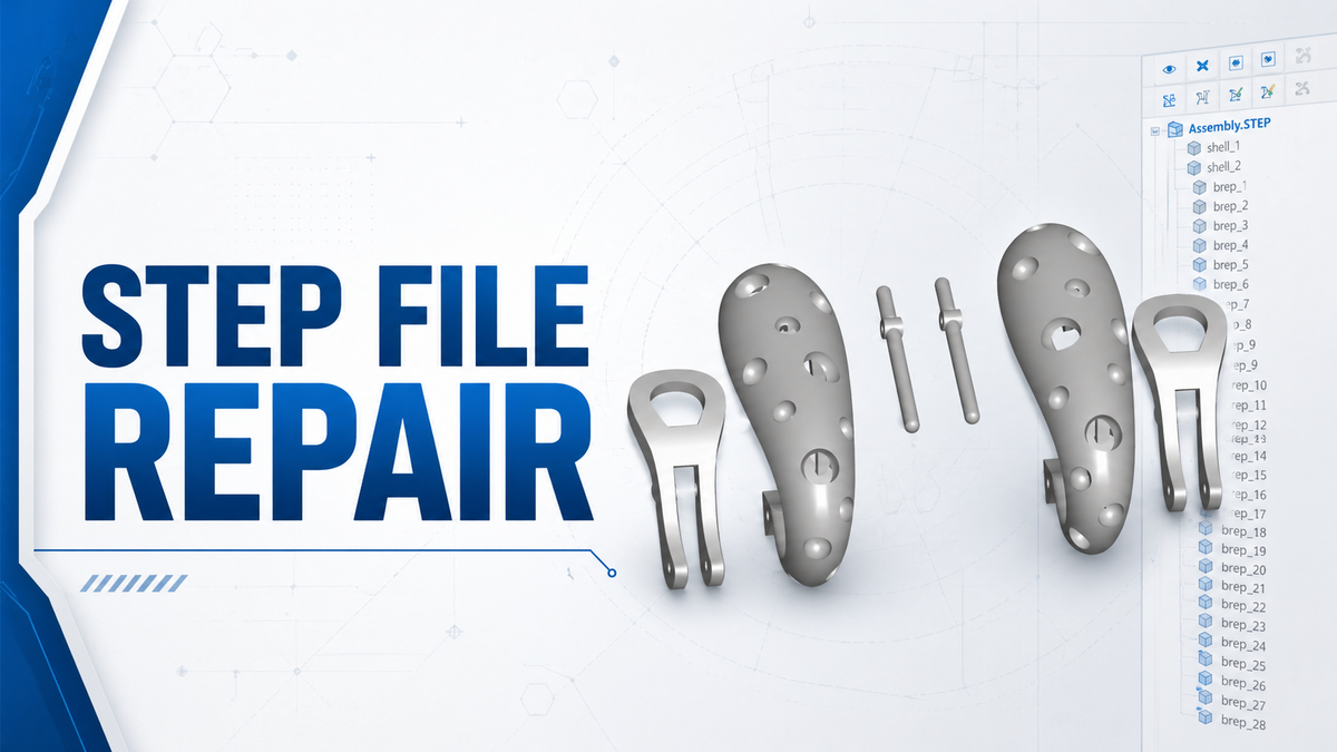 STEP File Repair in Rhino and SolidWorks