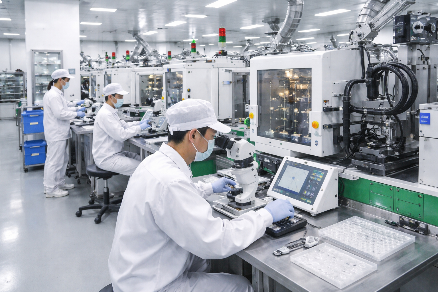 Automated Micro Molding Workshop for Consistent Production of Miniature Plastic Components