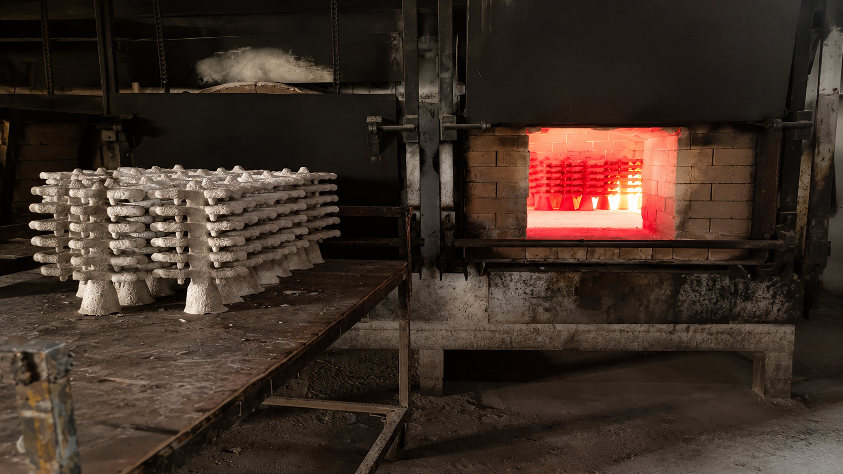 Investment Casting Ceramic Shells Ready for Firing And Metal Pouring