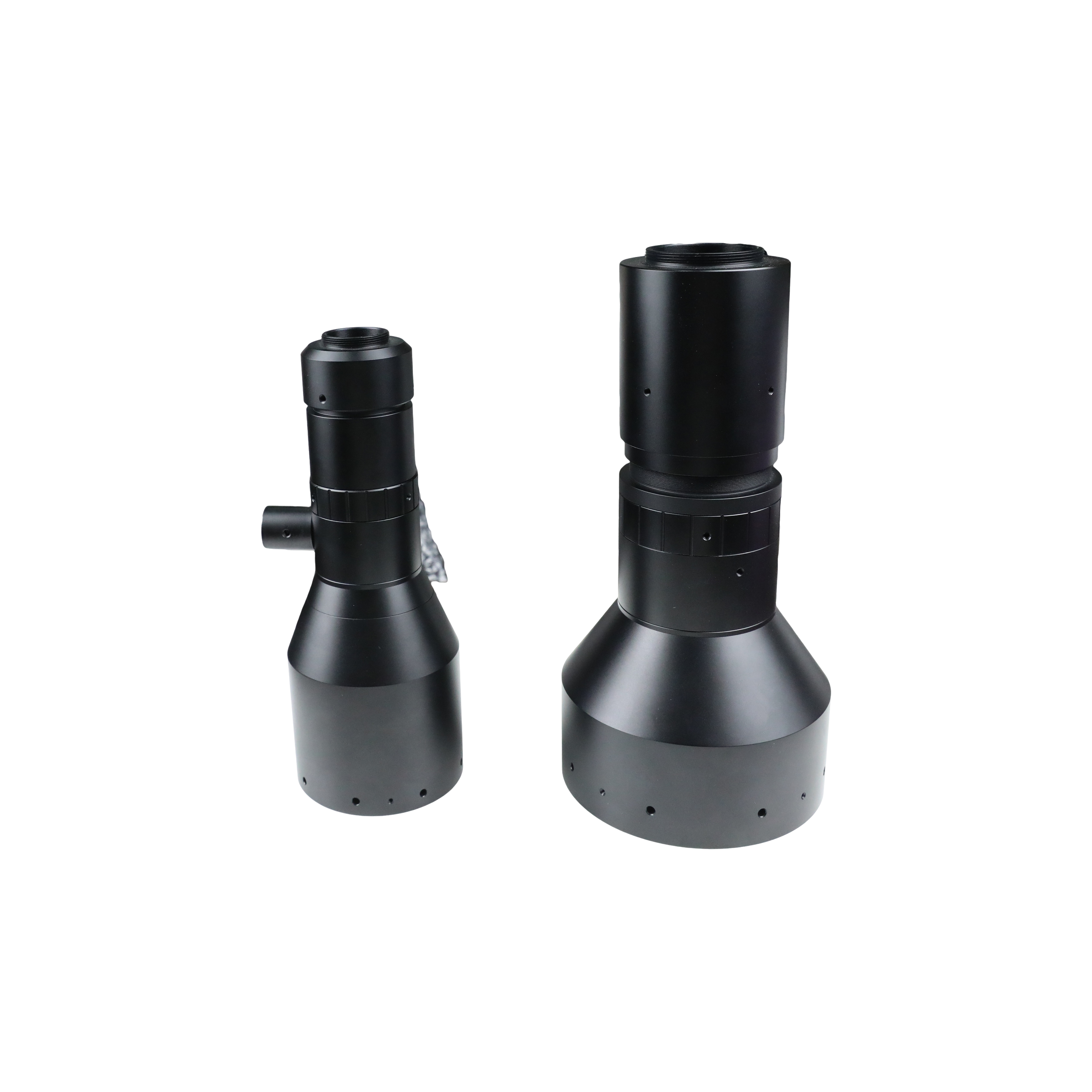 precision cnc machined optical lens barrel housing assembly